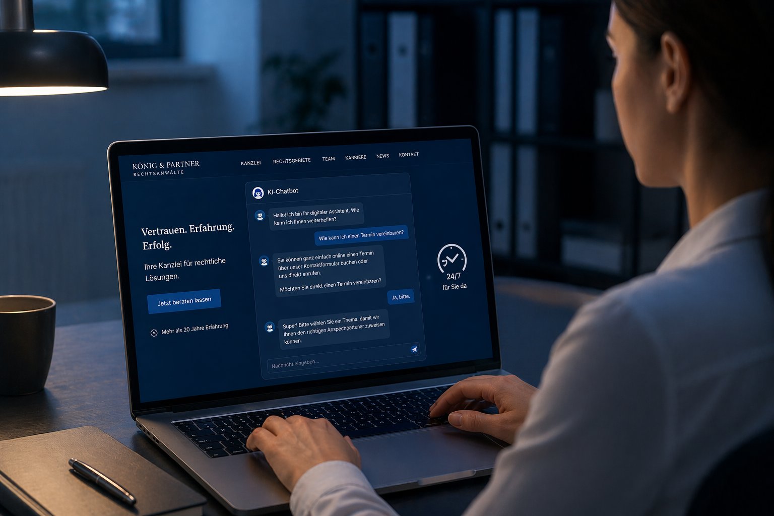 KI-Chatbot Interface